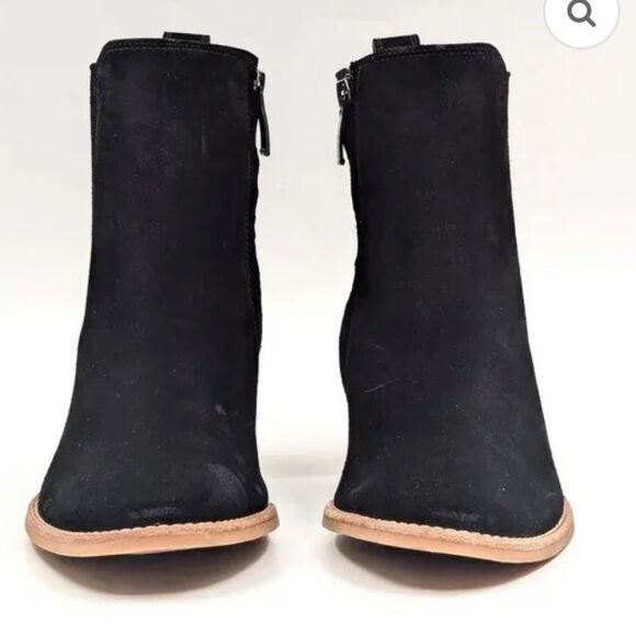 Paul Green Sante cowboy Suede Ankle Boots - Picture 2 of 5